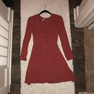 Soft long sleeve dress